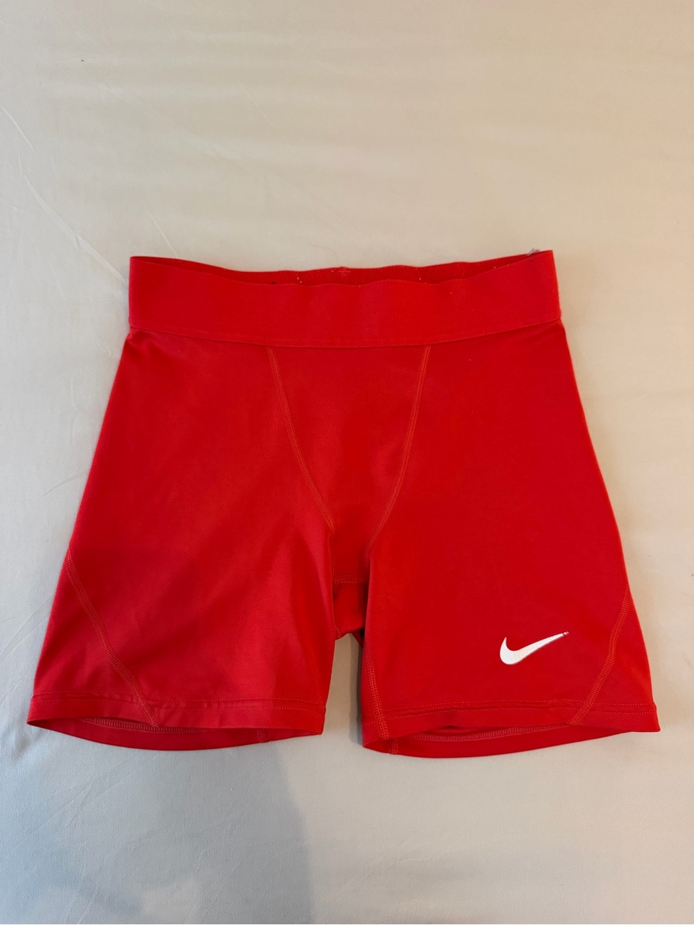 Nike Red Dri-FIT Athletic Top with Black Logo